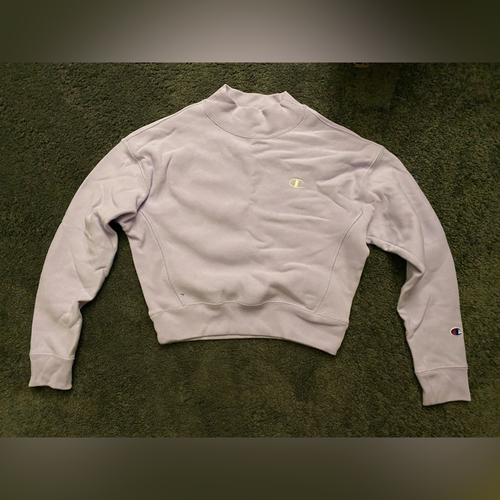 lavender champion sweatshirt
